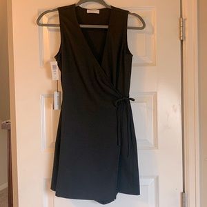Black dress romper